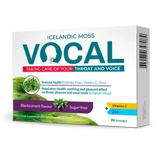 Vocal Blackcurrant imemistabletid 24 tk