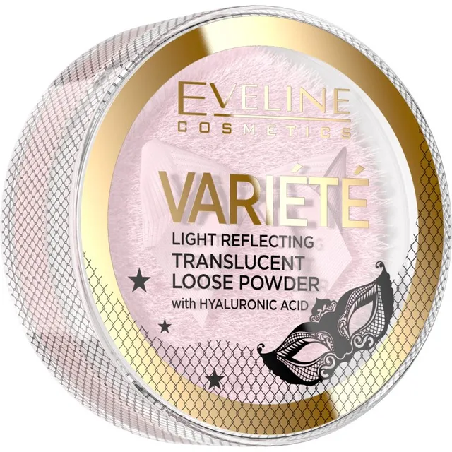 Eveline Cosmetics Variété Läbipaistev tolmpuuder aplikaatoriga 6 g