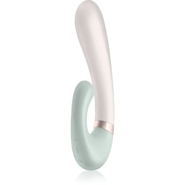 Satisfyer HEAT WAVE kliitori stimulaatoriga vibraator Mint 19,8 cm