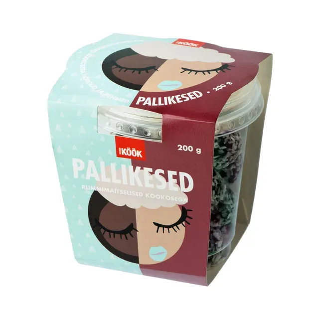 Rummimaitselised kookosega pallikesed, SELVERI KÖÖK, 200 g