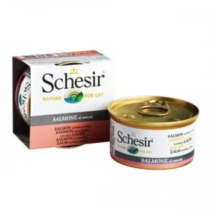 Schesir lõhega konserv kassile 85g x 8tk