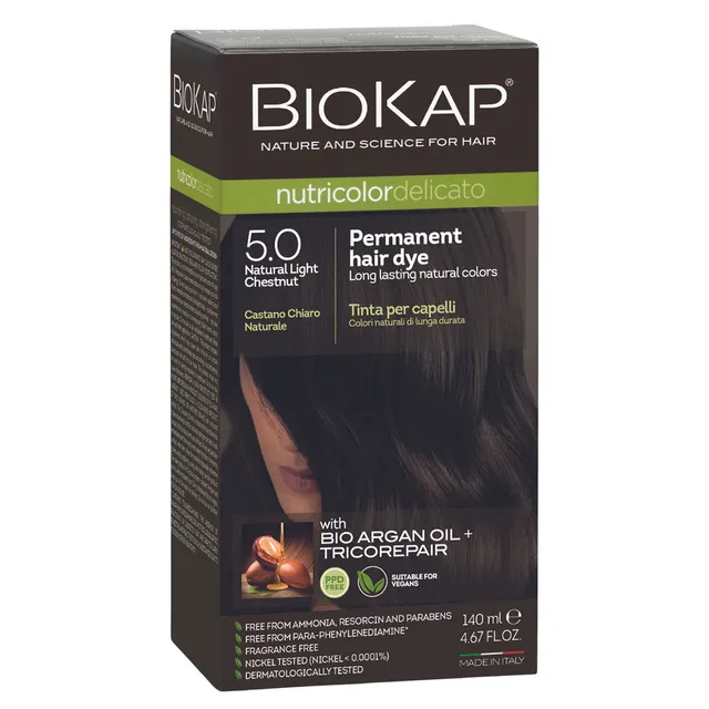 BIOKAP Nutricolor Delicato 5.0 Permanent Hair Dye 140ml