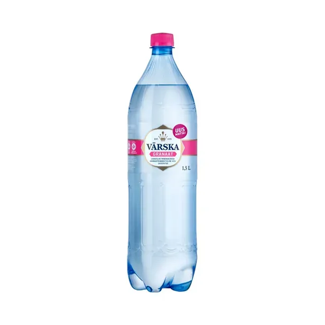 Gaseeritud mineraalvesi Granaatõuna, VÄRSKA, 1,5 L