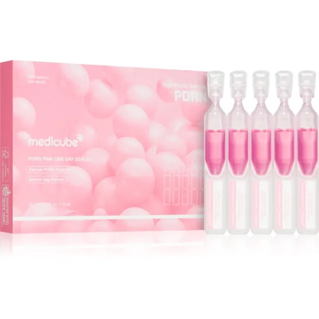 medicube PDRN Pink One Day Serum Nägu uuendav seerum sära andmiseks ja niisutamiseks 10x1.5 ml
