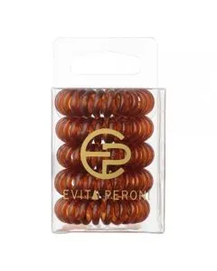 Juuksekumm Styling Elastic Brown 5tk