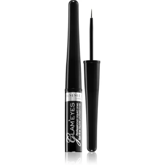Rimmel Glam' Eyes Vedel silmalainer varjund 001 Black 3.5 ml