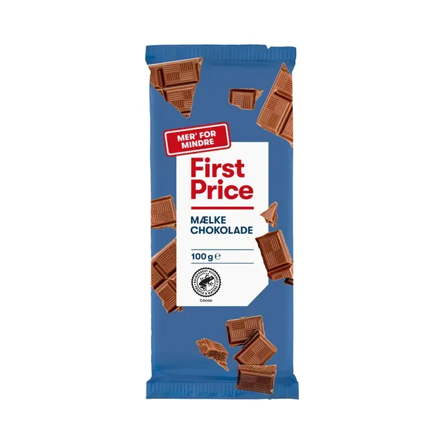 Piimašokolaad, FIRST PRICE, 100 g