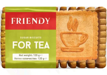 Küpsis For tea FRIENDY 120g
