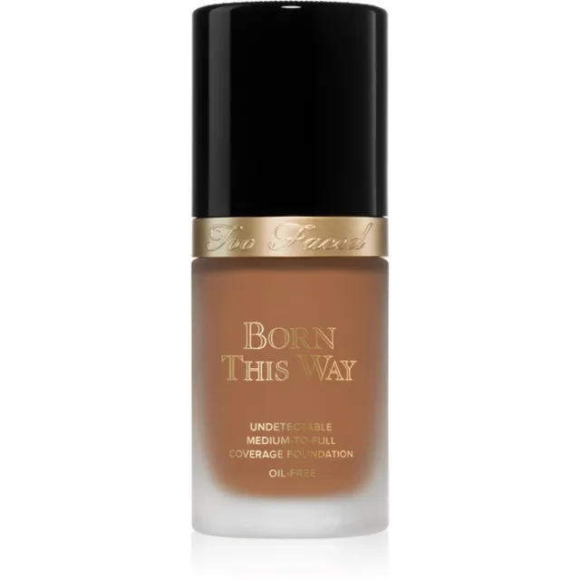 Too Faced Born This Way Flawless Coverage Natural Finish Foundation Väga hea katvusega jumestuskreem loomuliku ilme andmiseks varjund Mocha 30 ml