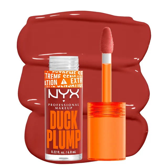 NYX Duck Plump High Pigment Lip Gloss No.6 Brick Of Time 7ml