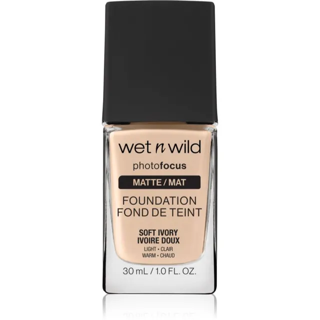 Wet n Wild PhotoFocus Matistav vedel jumestuskreem varjund Soft Ivory 30 ml