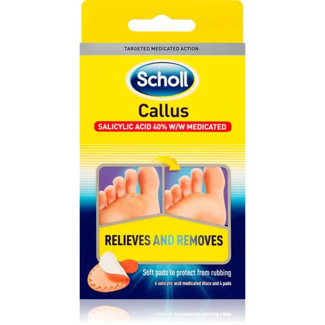 Scholl Callus Padjad tundlikele kohtadele jalgadel 4 tk