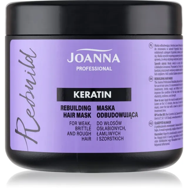 Joanna Professional Keratin Keratiinimask kuivadele ja habrastele juustele 500 g