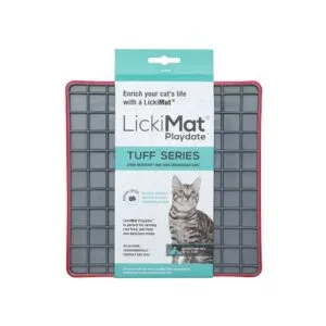 LickiMat® Tuff Series Playdate Red lakumatt kassidele
