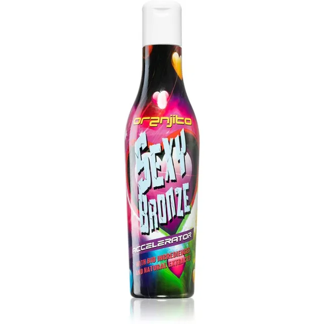 Oranjito Sexy Bronze Accelerator Solaariumi paikesekaitsekreem orgaaniliste koostisainetega ja päevituse kiirendi unisex 200 ml