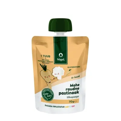 Pastin.-lillkap.püree rauaga Nogel öko 70g