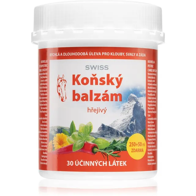 Swiss Horse balm Warm Aromaatne massaažipalsam 300 ml