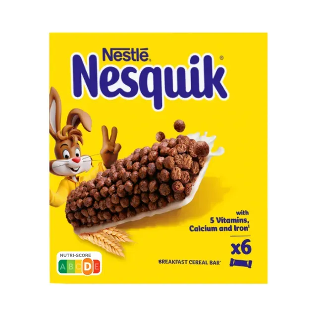 Hommikusöögibatoon Nesquik 6-pakk, NESTLÉ, 150 g