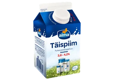 Alma täispiim 3,6-4,2% 0,5l