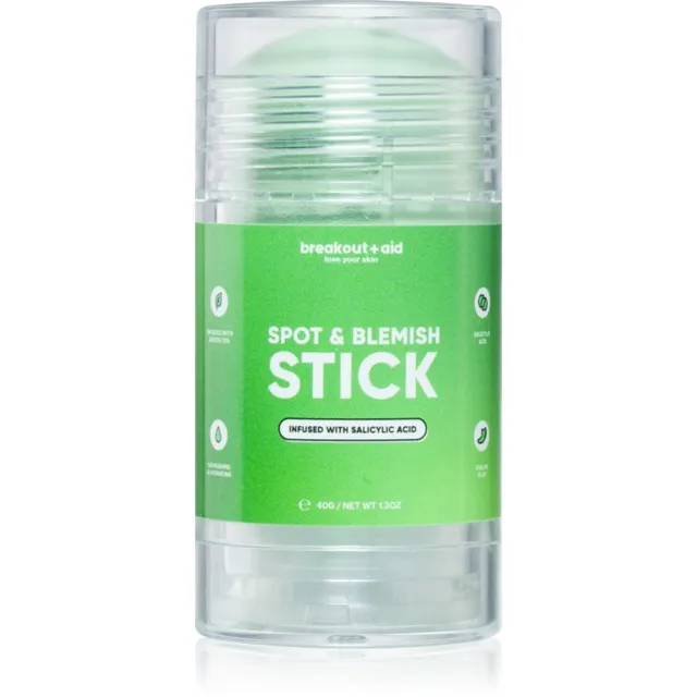 breakout + aid Spot & Blemish Stick Savimask näole probleemsele nahale 40 g
