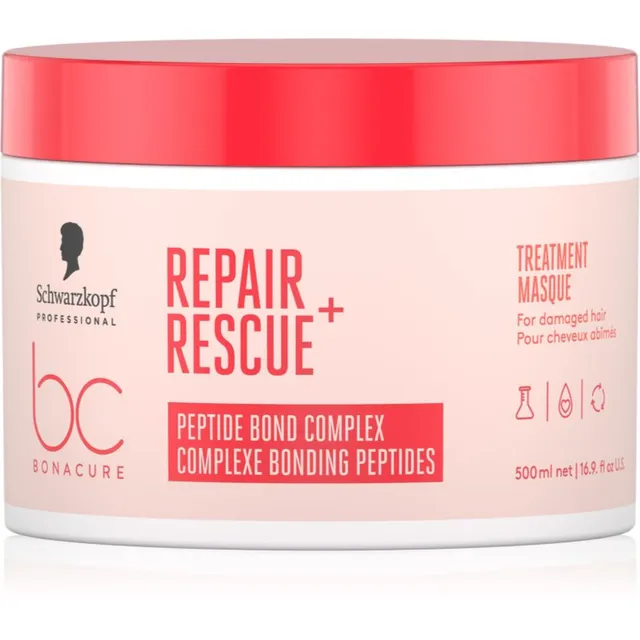 Schwarzkopf Professional BC Bonacure Repair Rescue+ Intensiivne toitemask kahjustatud juustele 500 ml