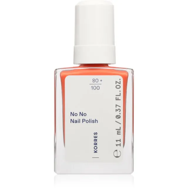 Korres No No Nail Polish Toitev küünelakk varjund 43 Summer Peach 11 ml