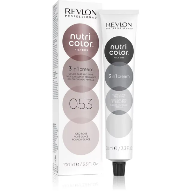 Revlon Professional Nutri Color Filters Metal-Ice Toitev ja tooniv mask professionaalseks kasutamiseks 100 ml