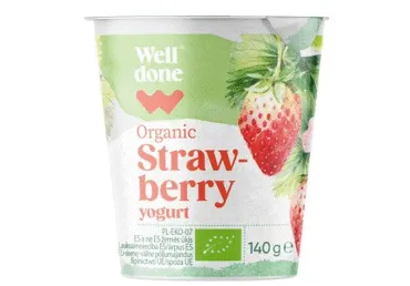 Mahejogurt aedmaasika WELL DONE 2,5%140g