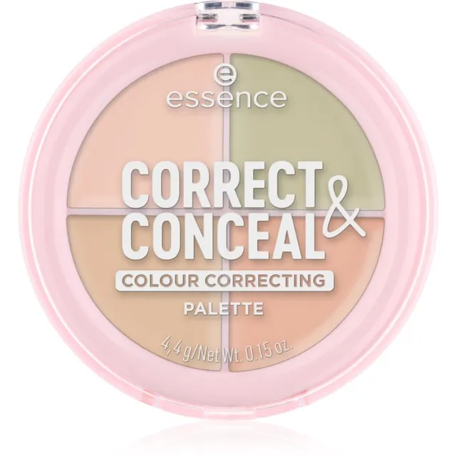 essence CORRECT & CONCEAL Peitekreemi palett ühtlase nahatooni jaoks 4.4 g