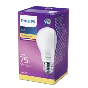 LED lamp E27 75W A60 matt klaas Philips