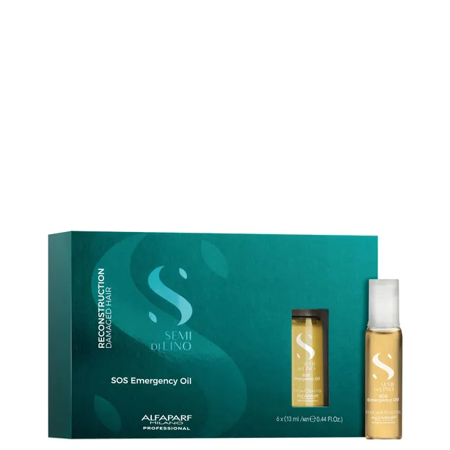 ALFAPARF Semi Di Lino Reconstruction SOS Emergency Oil 6x13ml