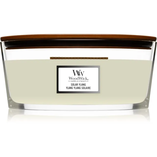 Woodwick Solar Ylang lõhnaküünal puidust taht (hearthwick) 453.6 g