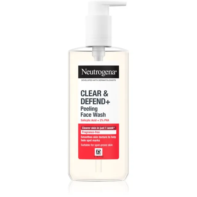 Neutrogena Clear & Defend+ Puhastav geel akne hoolduseks 200 ml