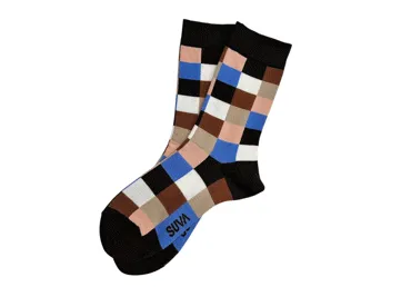 M.sokid SUVA ruudul. 41-44s pruun sinine