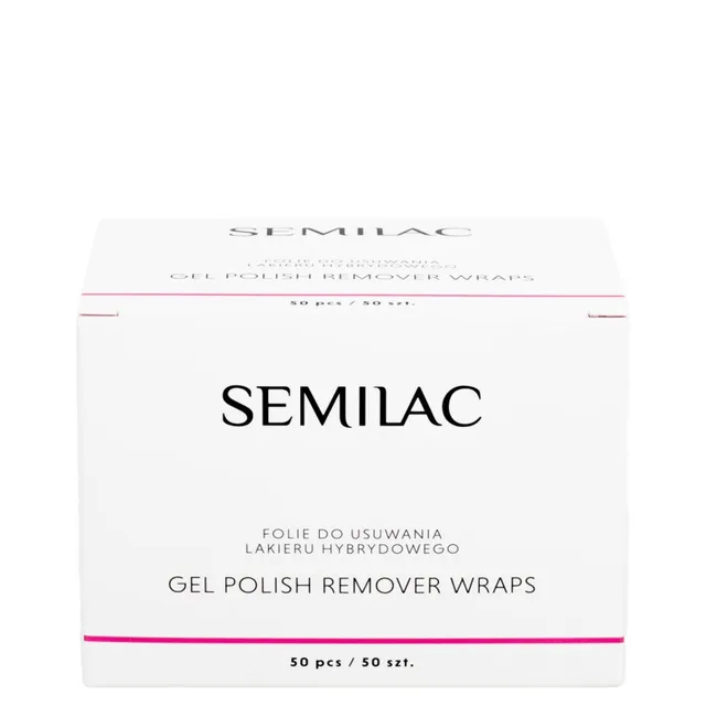 SEMILAC Gel Polish Remover Wraps 50pcs