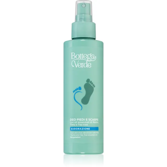 Bottega Verde Foot Care Pihustatav deodorant jalgadele ja jalatsitele 125 ml