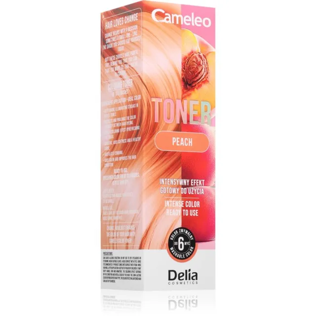 Delia Cosmetics Cameleo Toner värviline tooner juustele varjund Peach 75 ml