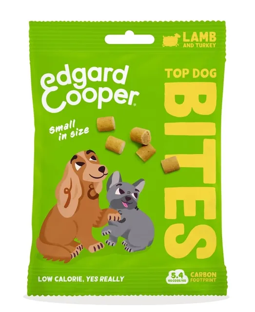 Edgard Cooper Bites maius väikestele koertele, lammas/kalkun, 50 g