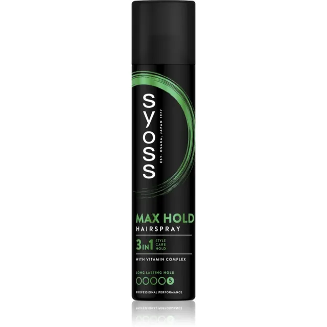 Syoss Max Hold Juukselakk eriti tugeva hoidvusega 300 ml