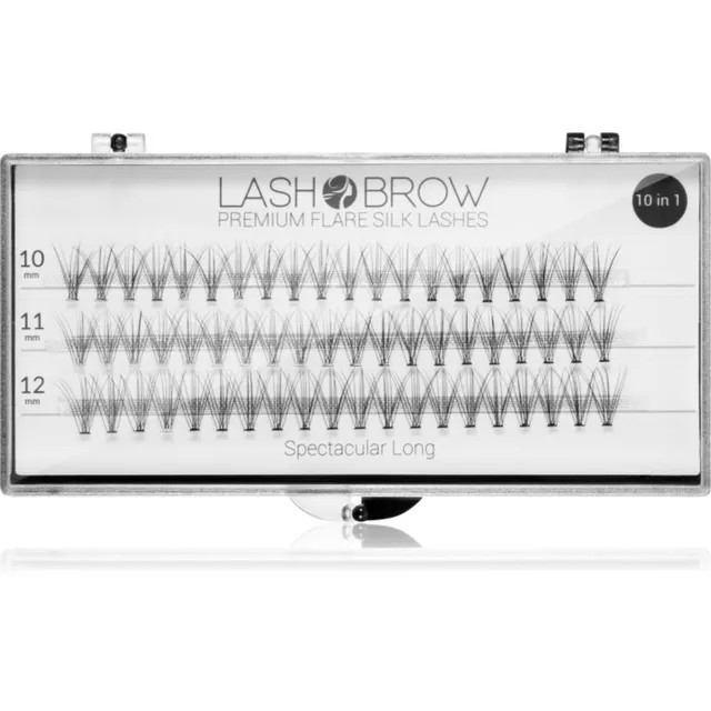 Lash Brow Premium Flare Silk Lashes Kunstripsmed Spectacular Long 1 tk