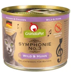 Symphonie No. 3 ULUKI- JA KANALIHAGA TERAVILJAVABA delikatesskonserv kassidele NATURAALSES ŽELEES