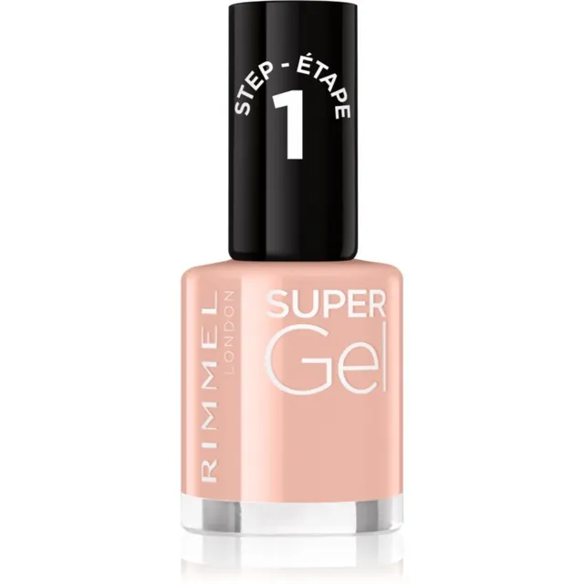 Rimmel Super Gel Geelküünelakk ilma UV / LED-lampide kasutamiseta varjund 008 Girl Group Blush 12 ml