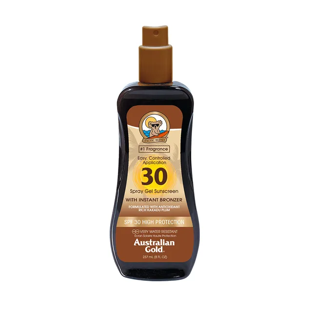 Australian Gold SPF 30 Spray Gel pruunistajaga 237ml