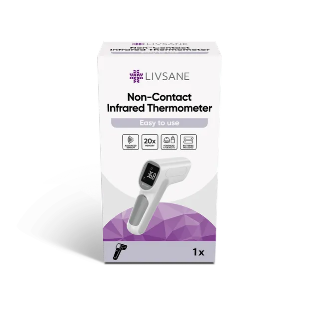 LIVSANE TERMOMEETER KONTAKTIVABA INFRAPUNAGA
