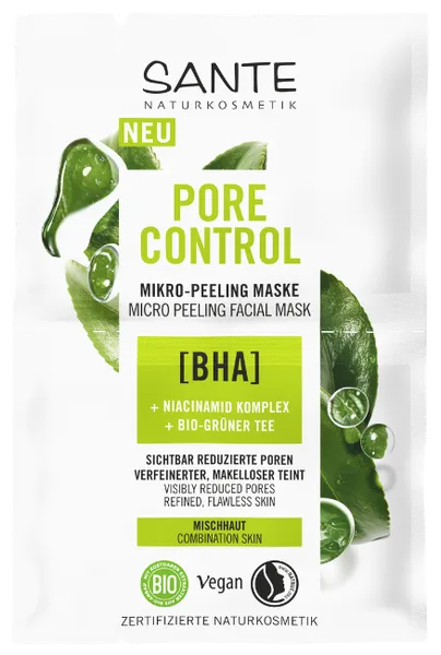 Õrnalt kooriv näomask PORE CONTROL