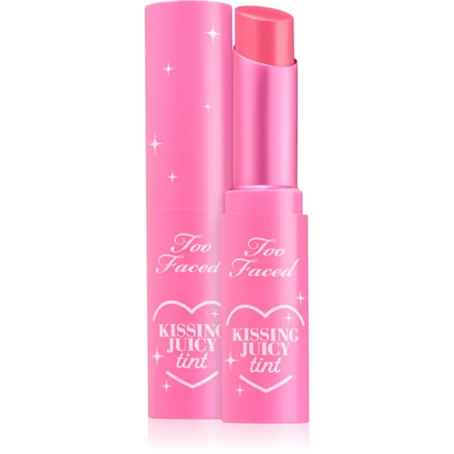 Too Faced Kissing Juicy Lip Tint Toonitud huulepalsam niisutava toimega varjund Bubblegum 3 g