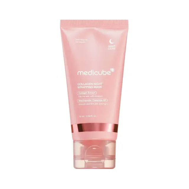 Näomask Collagen Night Wrapping Mask, MEDICUBE, 75ml