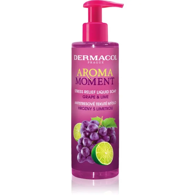 Dermacol Aroma Moment Grape & Lime Stressivastane vedelseep 250 ml