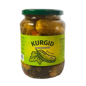 Green kurgid 6-9 cm marineeritud 720 ml