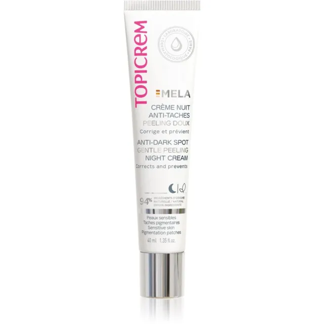 Topicrem MELA Corrective Night Cream Korrigeeriv öökreem pigmendilaikude vähendamiseks 40 ml